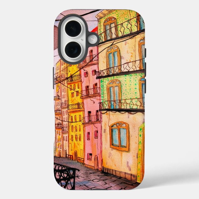 Coques Case-Mate iPhone Portugal Street Peinture (Verso)