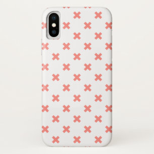 Case-Mate iPhone Case Poser les points de croix sur blanc