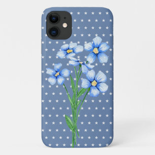 Case-Mate iPhone Case positions bleues sur les étoiles blanches