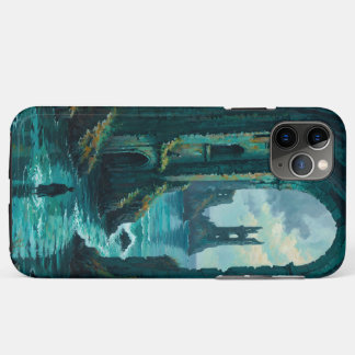 Case-Mate iPhone Case Post-Apocalyptic Flooded Ruins Teal Dystopian iPho