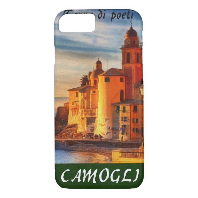 Coques Case-Mate iPhone Poster Camogli-Travel (Dos)