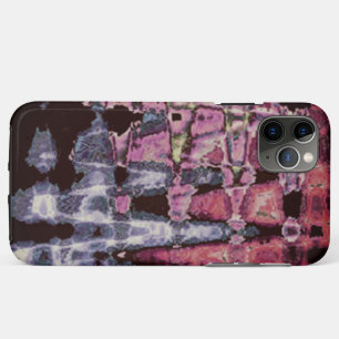 Coques Pour iPhone Poster d'art Abstrait Neon Glitch Imprimer