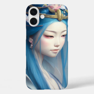 Coque Pour iPhone 16 Plus Poster d'art de l'Imaginaire de fée japonais à poi