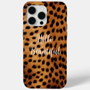 Coque Case-Mate iPhone Poster de animal Cheetah Brown et noir