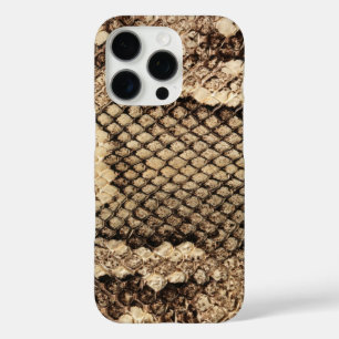 Coque iPhone 16 Pro Poster de animal de peau de serpent exotique motif