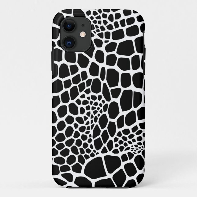 Coques Case-Mate iPhone Poster de animal de reptile (Dos)