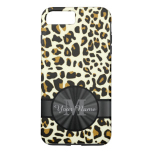 Etui iPhone Case-Mate Poster de animal léopard monogrammé