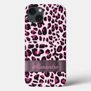 Coques Pour iPhone Poster de animal léopard personnalisé