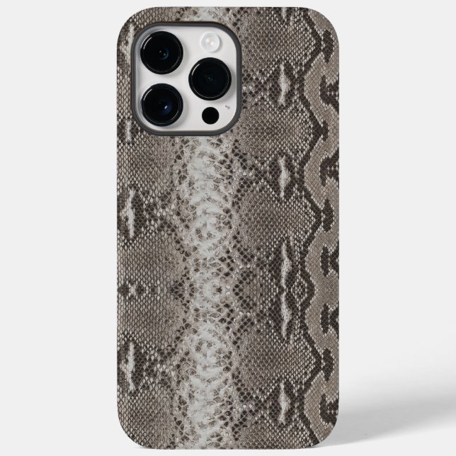 Coques Case-Mate iPhone Poster de animal Python Snake Skin (Verso)