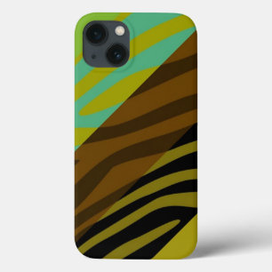 Etui iPhone Case-Mate Poster de animal Skin Zebra Retro Motif coloré 9