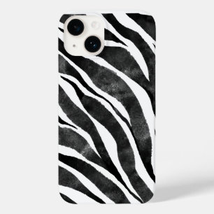 Coque Case-Mate iPhone Poster de animal Zèbre noir blanc