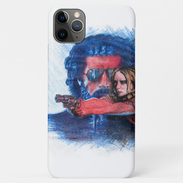 Coques Case-Mate iPhone Poster de film 'Rush' - Dessin au crayon couleur (Dos)