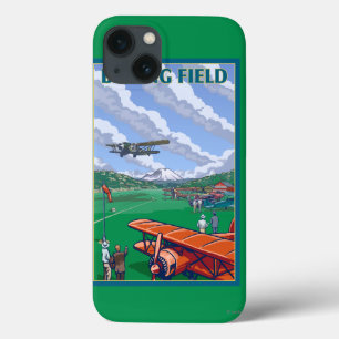 Coque Case-Mate iPhone Poster du Vintage voyage de Boeing Field