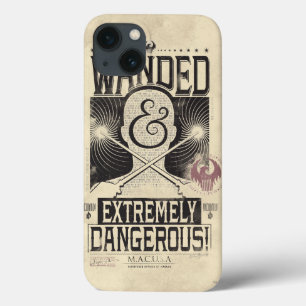 Coque Case-Mate iPhone Poster Recherché déambulé et extrêmement dange