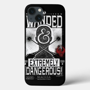 iPhone 13 Coque Poster Recherché géant et extrêmement dangereux -