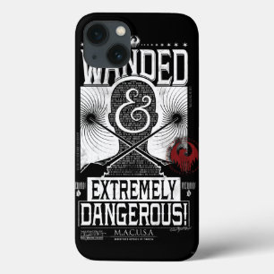 iPhone 13 Case Poster Recherché géant et extrêmement dangereux - 