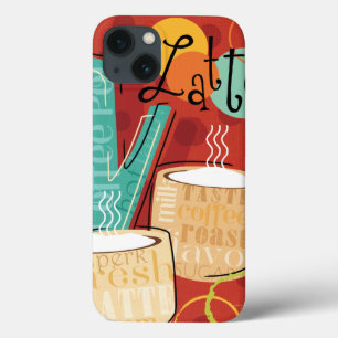 Coque Case-Mate iPhone Pot en latte décoratif et tasses