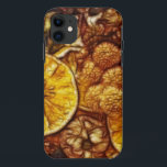 Case-Mate iPhone Case Pot-pourri oranges Fractal<br><div class="desc">Image numérique de style fractal de potpourri, y compris des oranges et divers accents de rose, rouge, bordeaux, brun, bronzé, et un peu de vert. Un design d'automne ou d'hiver neutre.</div>
