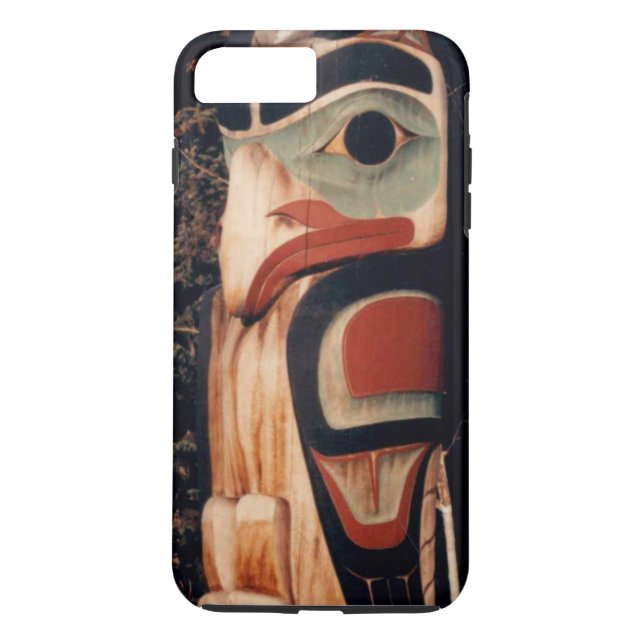 Coques Case-Mate iPhone Poteau Totemique Sculpté d'Alaska Conçu (Dos)