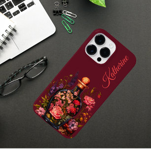 Coque Case-Mate iPhone Potion Magique Floral - Vibes Sorcières Nom Person