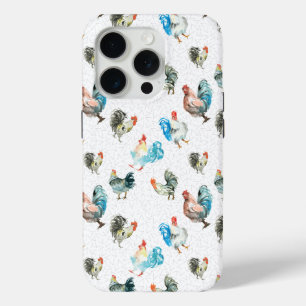 Coque Case-Mate iPhone Poules de campagne amoureuses de poulets
