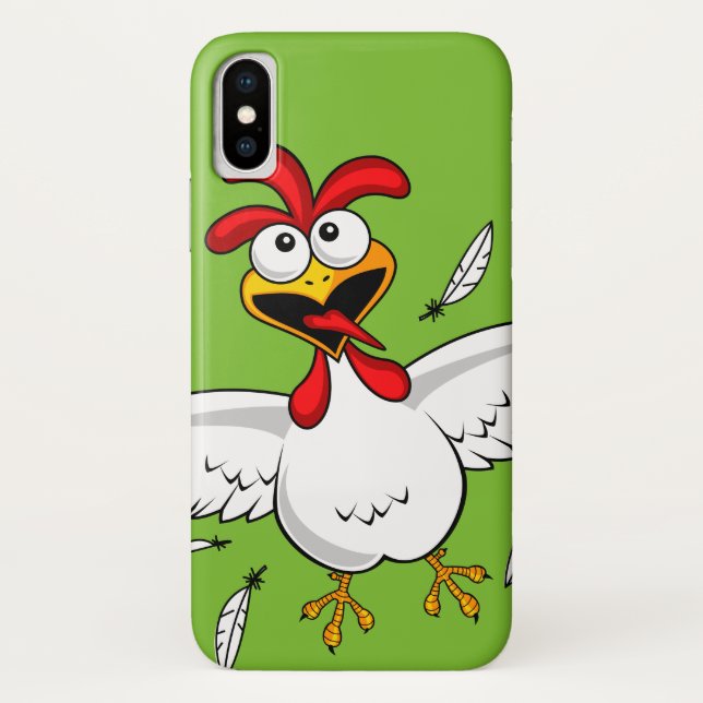 Coques Case-Mate iPhone Poulet humoristique mignon drôle frais de bande (Dos)
