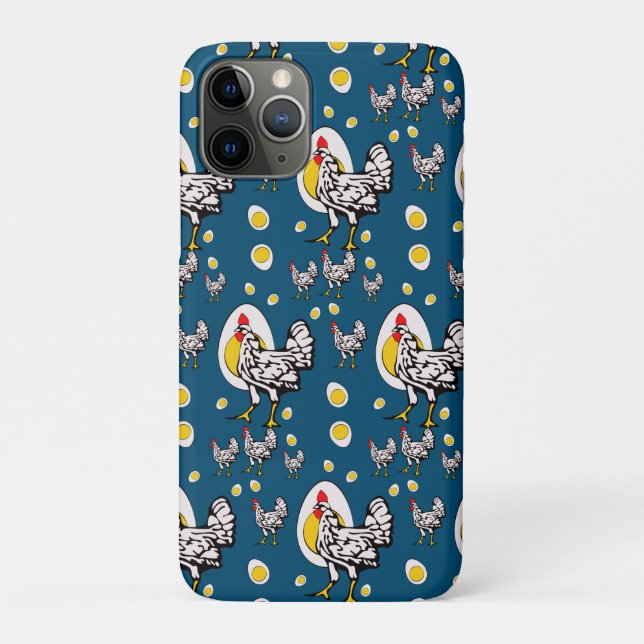 Coques Case-Mate iPhone Poulets rétro (Dos)