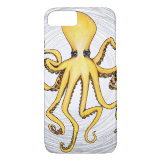 Coques Pour iPhone Poulpe jaune