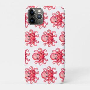 Case-Mate iPhone Case Poulpe mignon Kawaii tenant un cœur