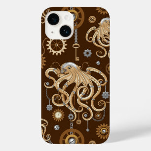 Coque Case-Mate iPhone Poulpe Steampunk Rétro Fantastique Mécanique