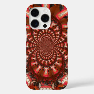 Coques iPhone 16 Pro Pouls Cramoisi   Langue Kaléidoscope Art Abstrait