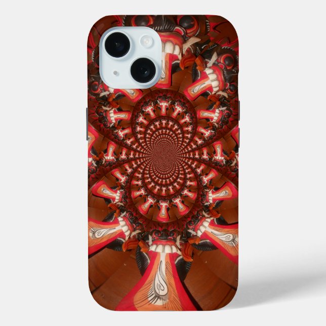 Coques Case-Mate iPhone Pouls Cramoisi | Langue Kaléidoscope Art Abstrait (Verso)