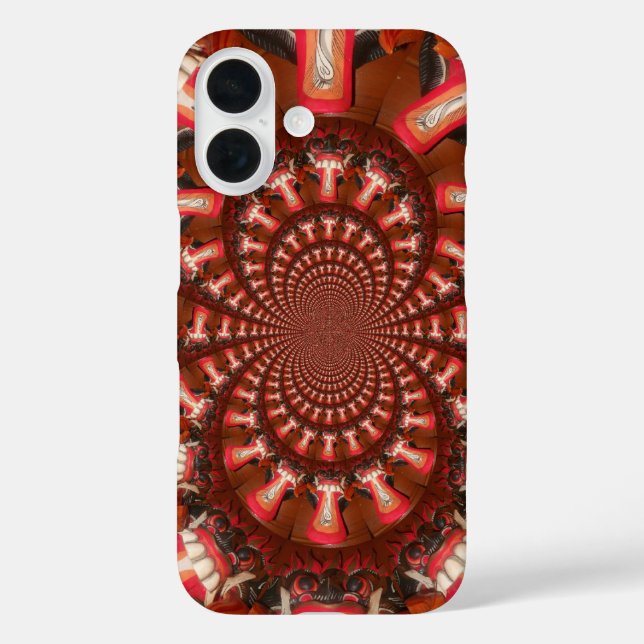 Coques Case-Mate iPhone Pouls Cramoisi | Langue Kaléidoscope Art Abstrait (Verso)
