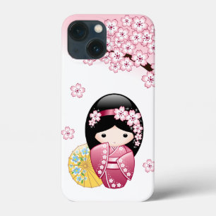 Case-Mate iPhone Case Poupée Kokeshi Printemps - Cute Japonaise Geisha G