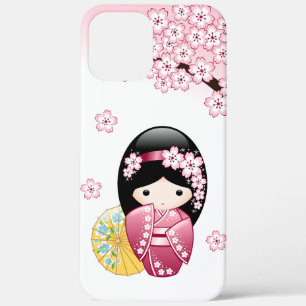 Case-Mate iPhone Case Poupée Kokeshi Printemps - Cute Japonaise Geisha G