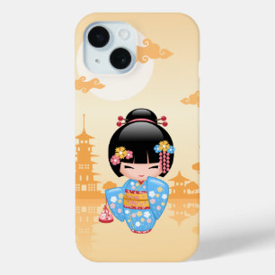 Coque Case-Mate iPhone Poupée Maiko Kokeshi - Cute Japonaise Geisha Girl