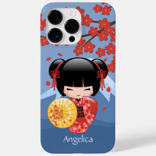 Coque Case-Mate iPhone Poupée rouge de Sakura Kokeshi - fille de geisha