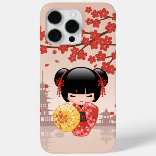 Coque Case-Mate iPhone Poupée rouge Sakura Kokeshi - Geisha japonais