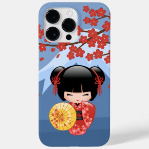 Coque Case-Mate iPhone Poupée rouge Sakura Kokeshi - mignonne Geisha Girl