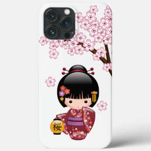 Case-Mate iPhone Case Poupée Sakura Kokeshi - jolie fille japonaise Gei