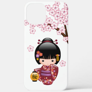 Case-Mate iPhone Case Poupée Sakura Kokeshi - jolie fille japonaise Geis