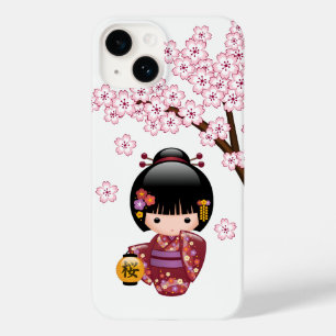 Coque Case-Mate iPhone Poupée Sakura Kokeshi - jolie fille japonaise Geis