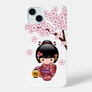 Coque Case-Mate iPhone Poupée Sakura Kokeshi - jolie fille japonaise Geis