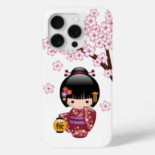 Coque Case-Mate iPhone Poupée Sakura Kokeshi - jolie fille japonaise Geis