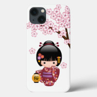 Poupée Sakura Kokeshi - jolie fille japonaise Geis