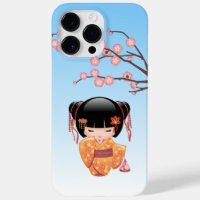 Poupée Ume Kokeshi - Japonaise Geisha Girl Blur