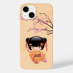 Coque Case-Mate iPhone Poupée Ume Kokeshi - Japonaise Pêche Geisha Girl