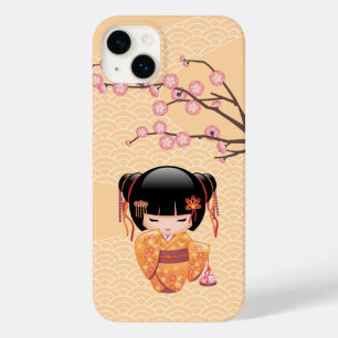 Coque Case-Mate iPhone Poupée Ume Kokeshi - Japonaise Pêche Geisha Girl