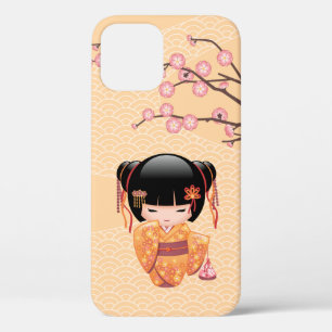 Case-Mate iPhone Case Poupée Ume Kokeshi - Japonaise Pêche Geisha Girl