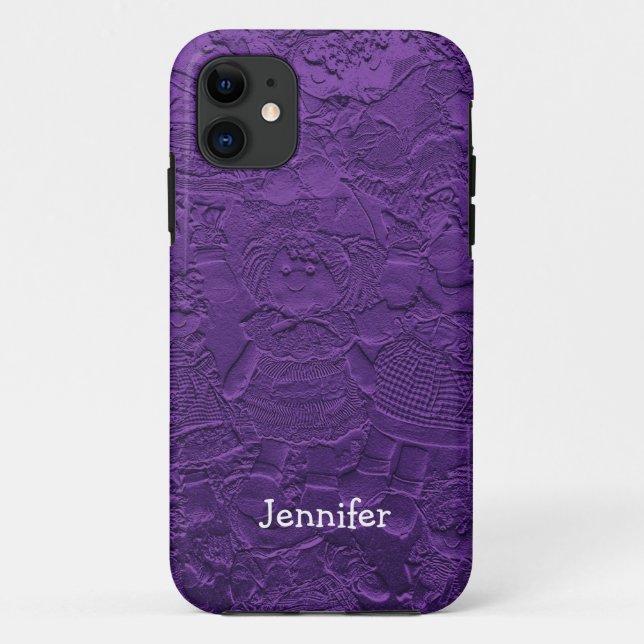 Coques Case-Mate iPhone Poupées de cerf mauve, nom, (Dos)